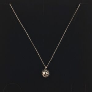 Liisa Vitali leppäkerttu kaulakoru hopea